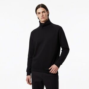 BOSS HUGO BOSS BLACK SWEATER MOCK NECK PULLOVER XXL MEN'S